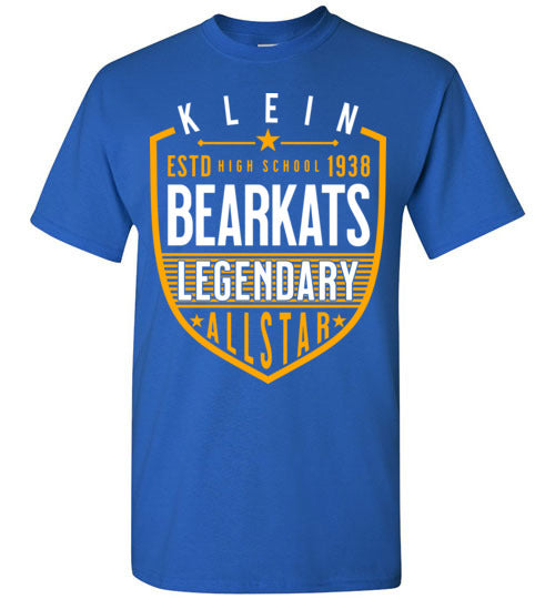 Klein High School Bearkats Royal Blue Unisex T-shirt 62