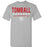 Tomball High School Cougars Sports Grey Unisex T-shirt 03