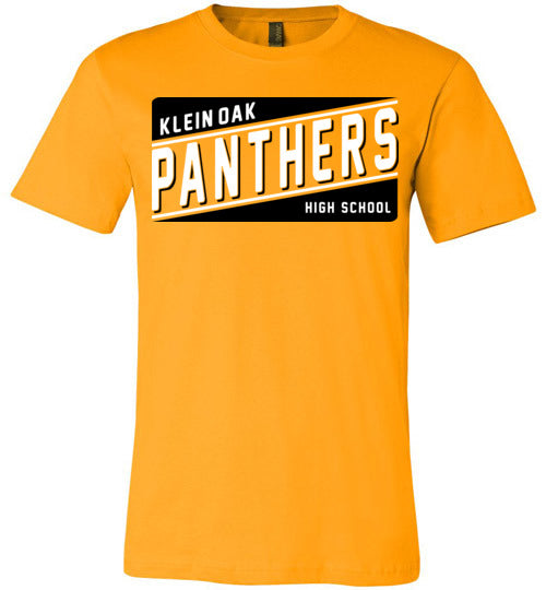 Klein Oak Panthers Premium Gold T-shirt - Design 84