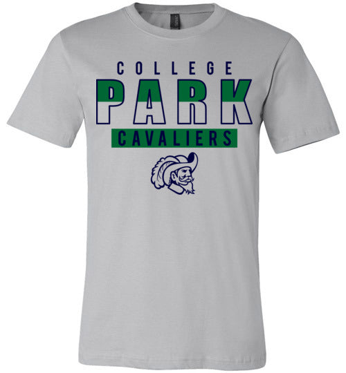 College Park Cavaliers Premium Silver T-shirt - Design 23