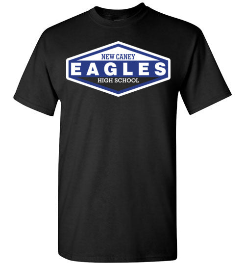 New Caney Eagles High School Black Unisex T-shirt 09