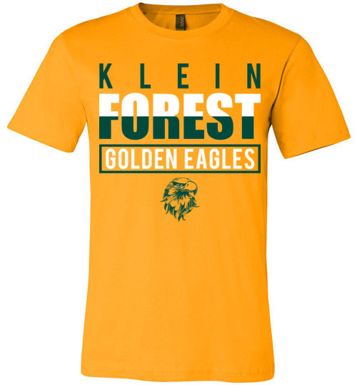 Klein Forest Golden Eagles Premium Gold T-shirt - Design 29