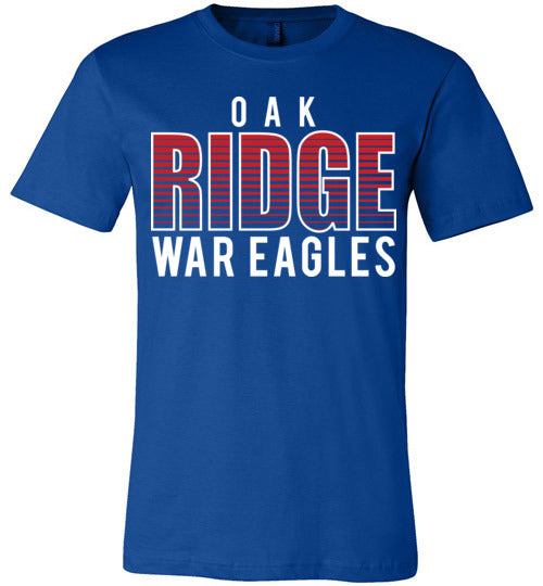 Oak Ridge War Eagles Premium Royal T-shirt - Design 24