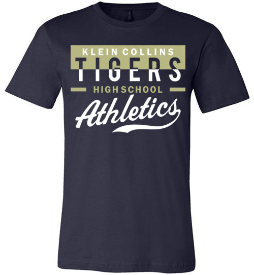 Klein Collins Tigers Premium Navy T-shirt - Design 48