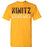 Nimitz High School Cougars Gold Unisex T-shirt 17