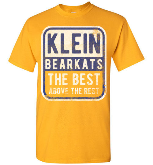 Klein High School Bearkats Gold Unisex T-shirt 01