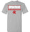 Cypress Lakes High School Spartans Sports Grey Unisex T-shirt 49