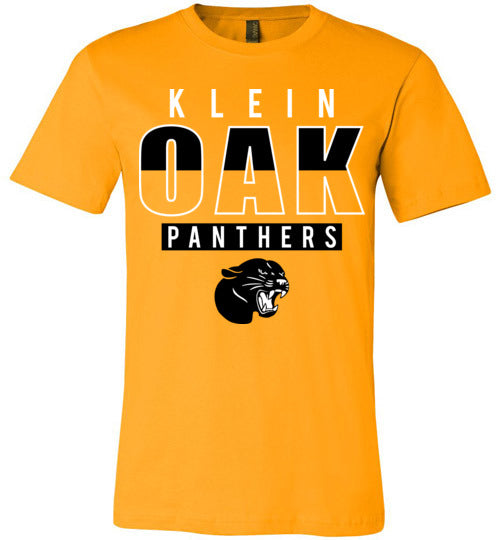 Klein Oak Panthers Premium Gold T-shirt - Design 23