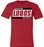 Langham Creek Lobos Premium Red T-shirt - Design 72