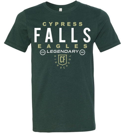 Cypress Falls Eagles Premium Forest Green T-shirt - Design 03