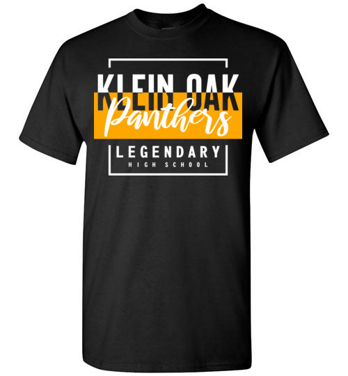 Klein Oak Panthers - Design 05 - Black Unisex T-shirt