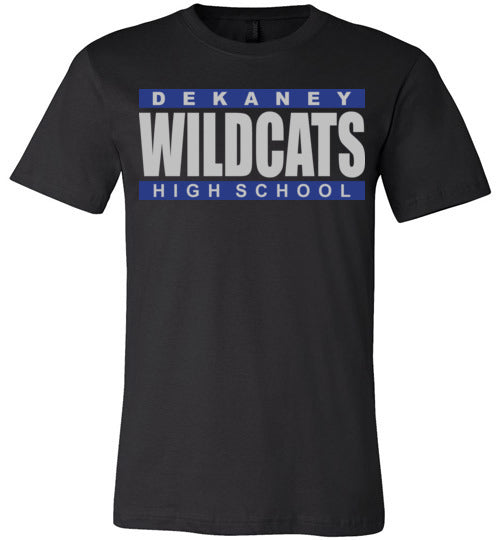 Dekaney Wildcats Premium Black T-shirt - Design 98