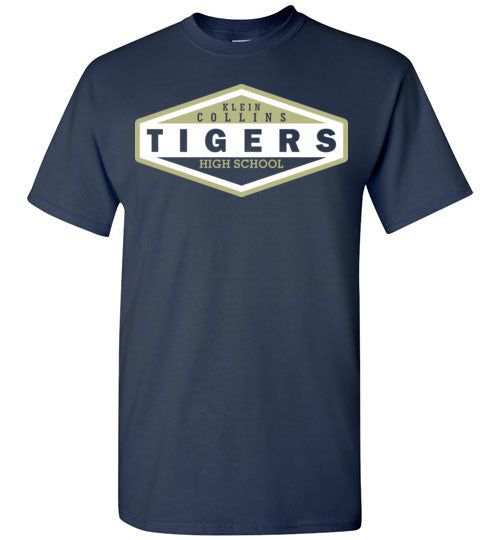 Klein Collins High School Tigers Navy Unisex T-shirt 09