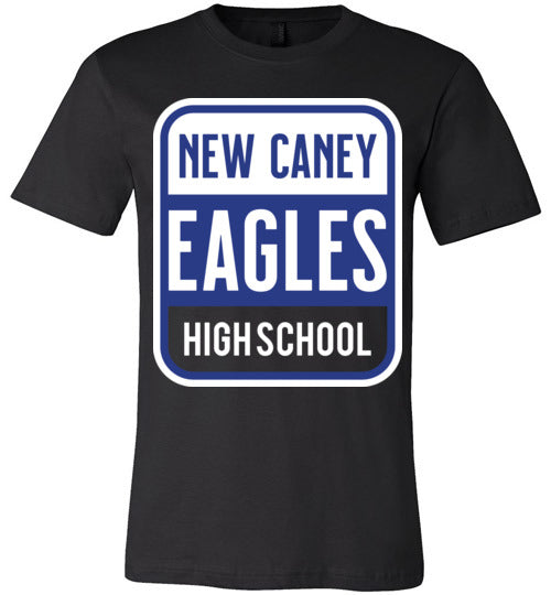 New Caney Eagles Premium Black T-shirt - Design 01