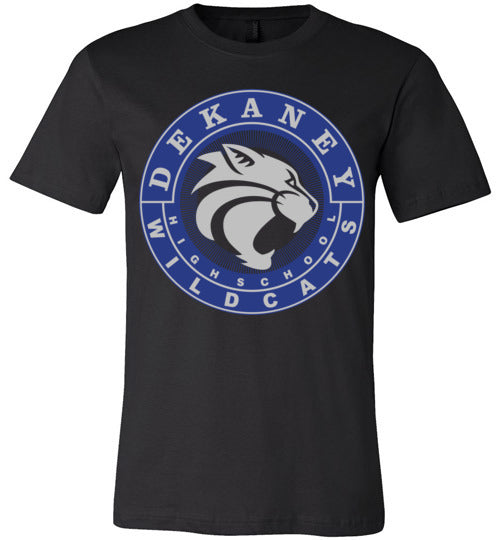 Dekaney Wildcats Premium Black T-shirt - Design 02