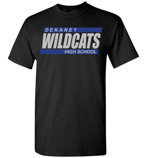 Dekaney High School Wildcats Black  Unisex T-shirt 72