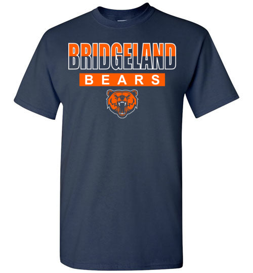 Bridgeland High School Bears Navy Unisex T-shirt 21