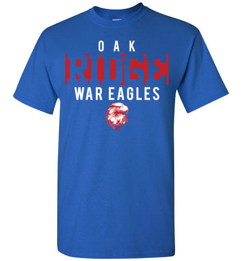 Oak Ridge High School War Eagles Royal Blue Unisex T-shirt 06