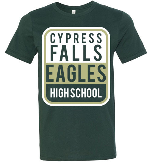 Cypress Falls Eagles Premium Forest Green T-shirt - Design 01