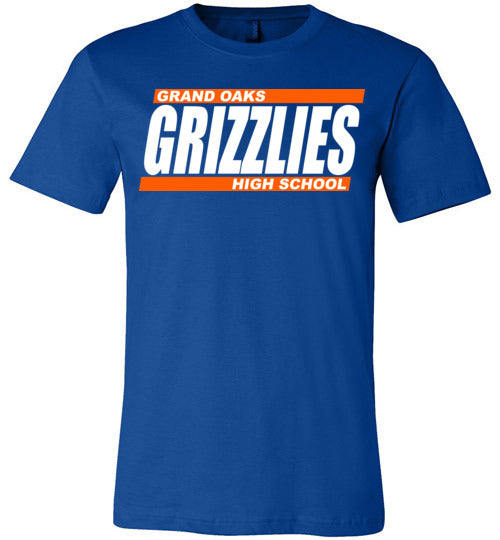 Grand Oaks Grizzlies Premium Royal T-shirt - Design 72