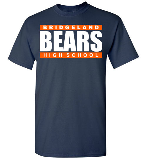 Bridgeland High School Bears Navy Unisex T-shirt 98