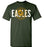 Klein Forest High School Golden Eagles Forest Green Unisex T-shirt 88