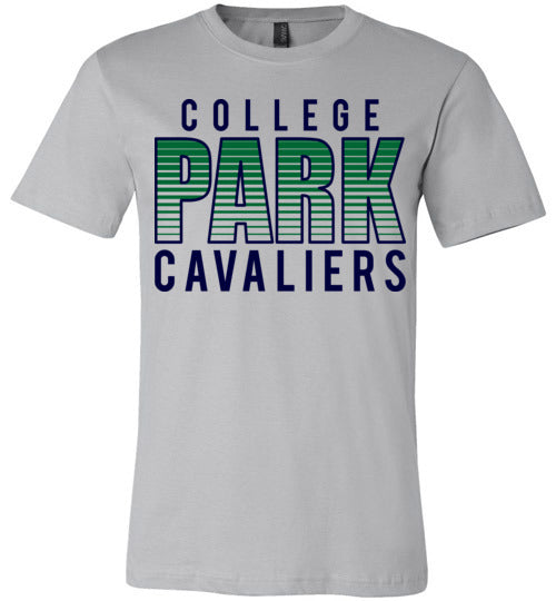 College Park Cavaliers Premium Silver T-shirt - Design 24