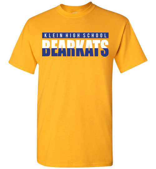 Klein High School Bearkats Gold Unisex T-shirt 25