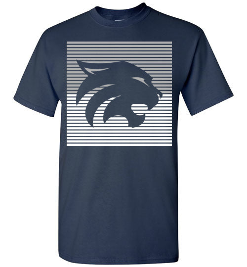 Tomball Memorial High School Wildcats Navy Unisex T-shirt 27