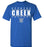 Cypress Creek High School Cougars Royal Blue Unisex T-shirt 07
