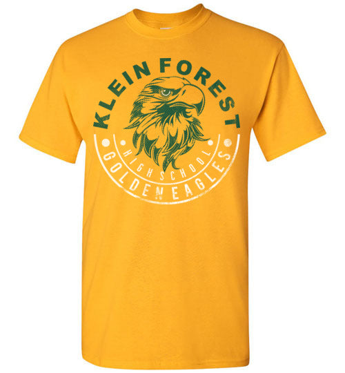 Klein Forest High School Golden Eagles Gold Unisex T-shirt 19