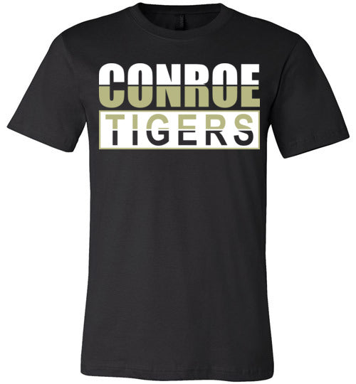 Conroe Tigers Premium Black T-shirt - Design 31