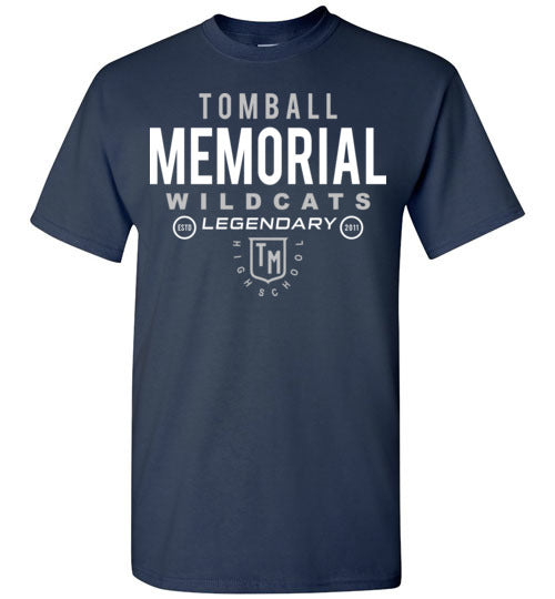 Tomball Memorial High School Wildcats Navy Unisex T-shirt 03