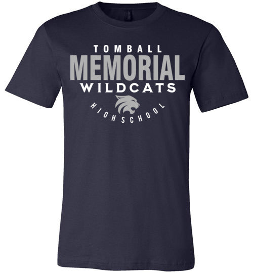 Tomball Memorial Wildcats Premium Navy T-shirt - Design 12 