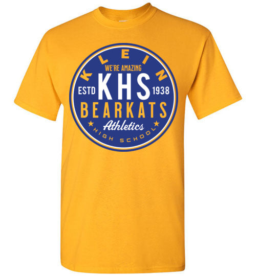 Klein High School Bearkats Gold Unisex T-shirt 28