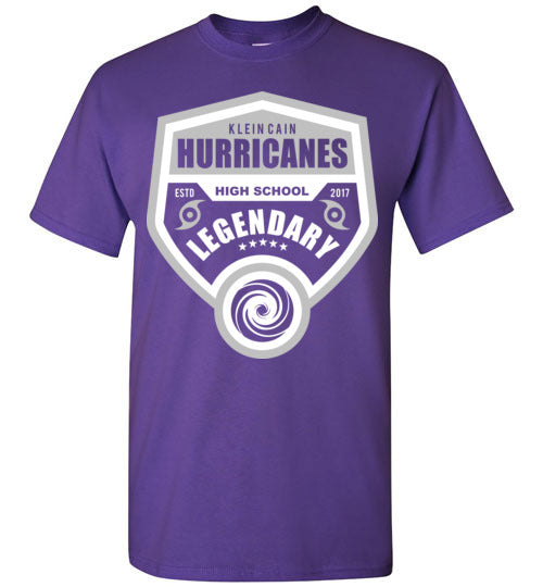 Klein Cain Hurricanes - Design 14 - Purple T-shirt