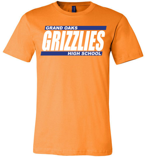 Grand Oaks Grizzlies Premium Orange T-shirt - Design 72