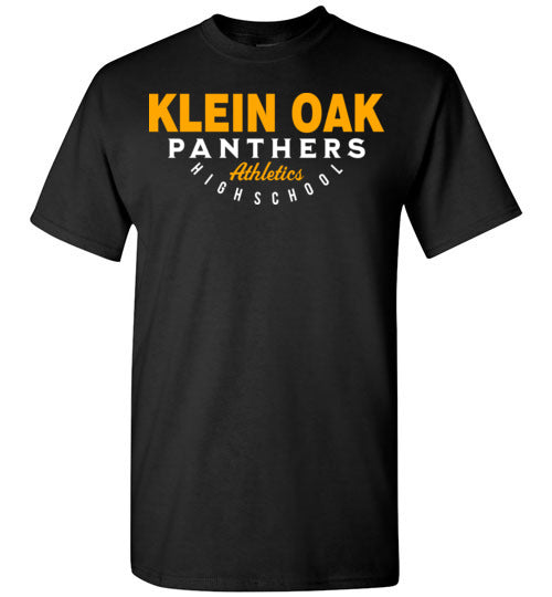 Klein Oak Panthers - Design 12 - Black Unisex T-shirt