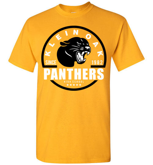 Klein Oak High School Panthers Gold Unisex T-shirt 04