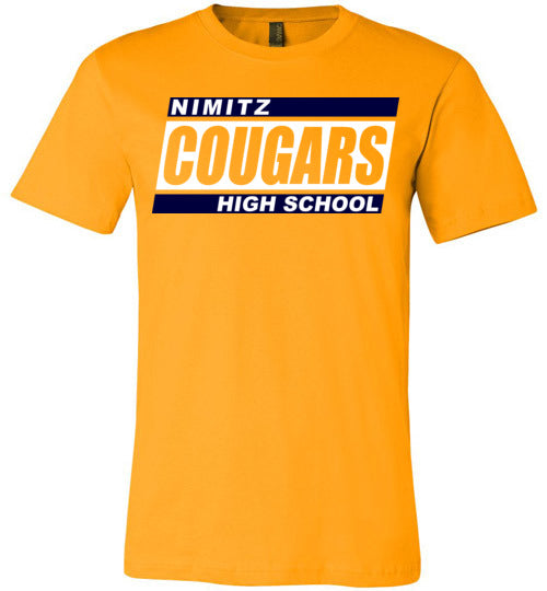 Nimitz Cougars Premium Gold T-shirt - Design 72