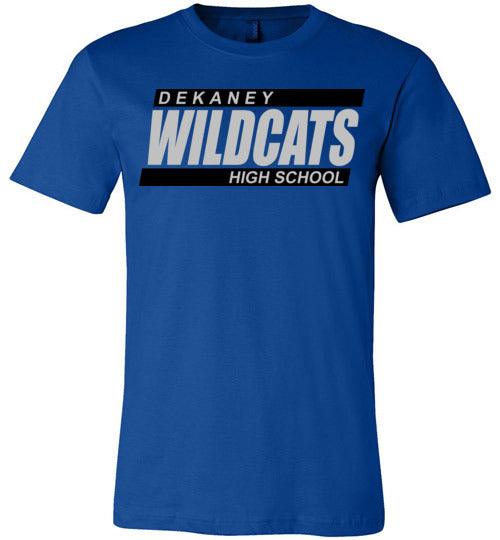 Dekaney Wildcats Premium Royal Blue T-shirt - Design 72