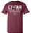 Cy-Fair High School Bobcats Maroon Unisex T-shirt 03