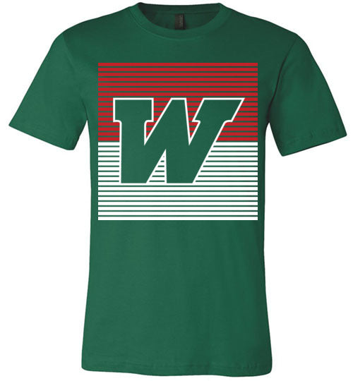 The Woodlands Highlanders Premium Evergreen T-shirt - Design 27