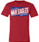 Oak Ridge War Eagles Premium Red T-shirt - Design 84