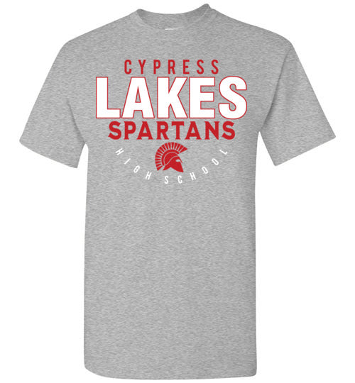 Cypress Lakes High School Spartans Sports Grey Unisex T-shirt 12