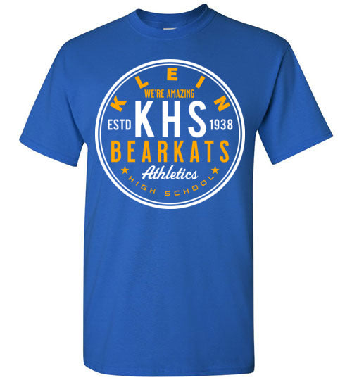 Klein High School Bearkats Royal Blue Unisex T-shirt 28