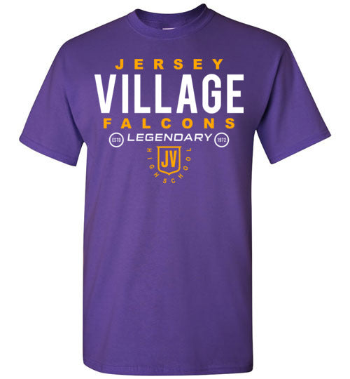 Jersey Village High School Falcons Purple Unisex T-shirt 03