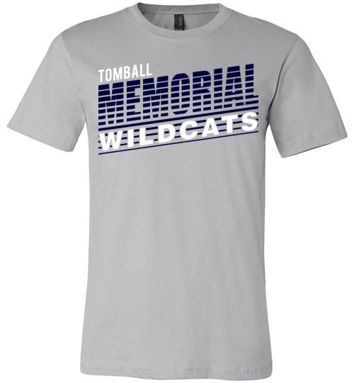 Tomball Memorial Wildcats Premium Silver T-shirt - Design 32