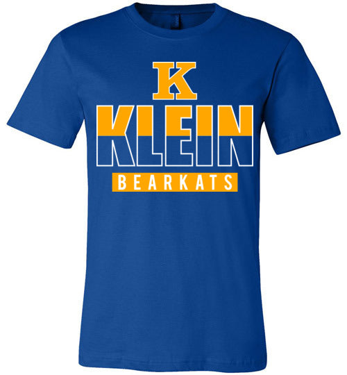 Klein Bearkats Premium Royal Blue T-shirt - Design 23