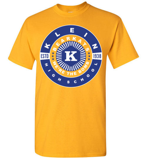 Klein Bearkats - Design 30 - Gold Unisex T-shirt